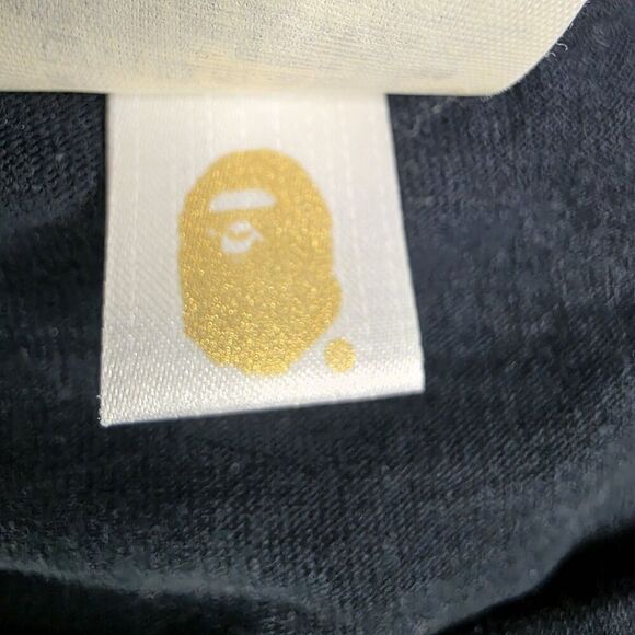 BAPE Shark Zipper A Bathing Ape Shirt Black Size 2XL - Picture 5 of 10